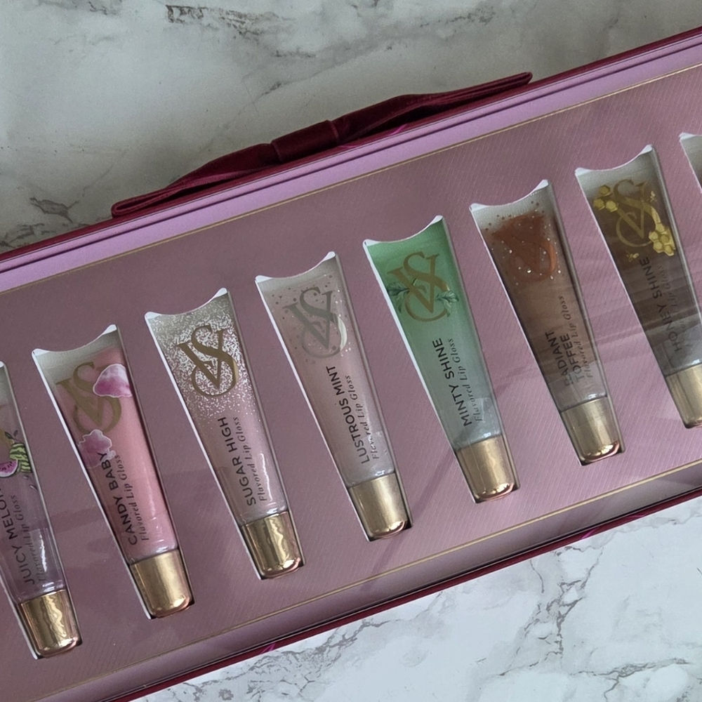 Victoria's Secret Lip 12 Days of Flavor Gloss Gift Set Bundle
